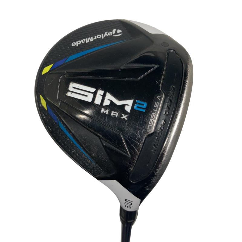【中古】 テーラーメイド SIM2 MAX 5W フェアウェイウッド FW TENSEI BLUE TM50(SIM2 FW) (フレックスS) メンズ 男性用 右利き 右用 Cランク ゴルフクラブ｜ゴルフパートナー 中古クラブ店