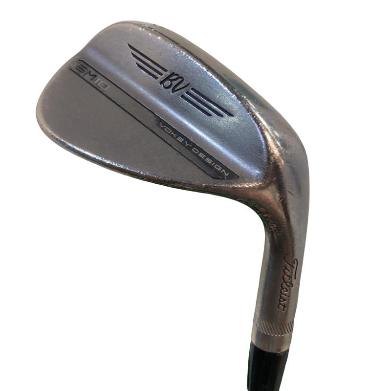 【中古】 タイトリスト VOKEY SPIN MILLED SM10 ニッケル 52°/12°F ウェッジ WG Dynamic Gold (フレックスS) メンズ 男性用 右利き 右用 Cランク ゴルフクラブ