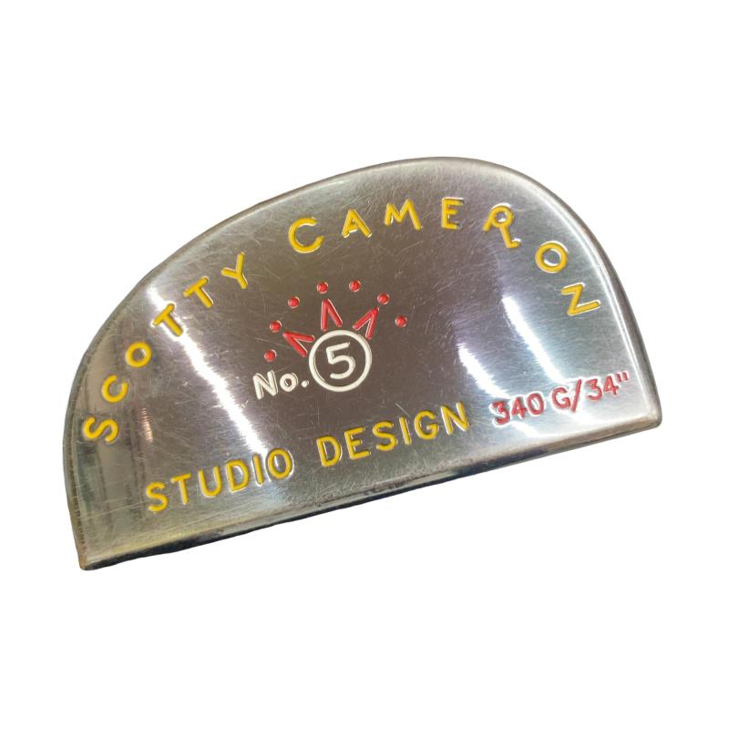 【中古】 タイトリスト SCOTTY CAMERON STUDIO DESIGN 5(2003) 34インチ パター PT スチール (フレックスその他) メンズ 男性用 右利き 右用 Cランク ゴルフクラブ