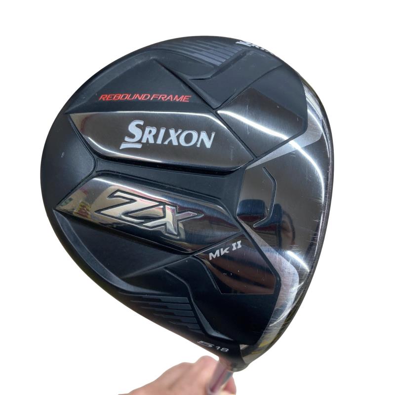 【中古】 ダンロップ SRIXON ZX Mk II 5W フェアウェイウッド FW 純正特注シャフト (フレックスS) メンズ 男性用 右利き 右用 Cランク ゴルフクラブ