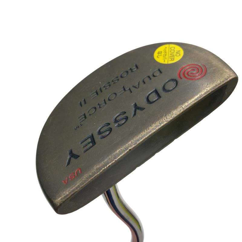 【中古】 オデッセイ DUAL FORCE ROSSIE II MANGANESE BRONZE パター PT スチール (フレックスその他) メンズ 男性用 右利き 右用 Dランク ゴルフクラブ