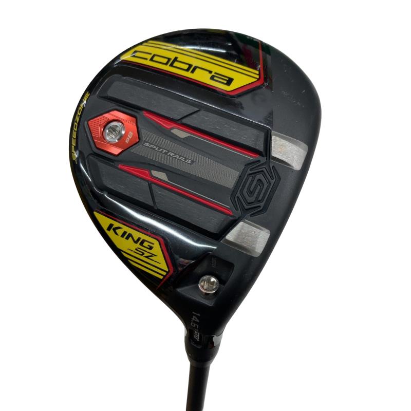 【中古】 コブラ KING SPEEDZONE 3W(イエロー) フェアウェイウッド FW Tour AD XC-6 (フレックスS) メンズ 男性用 右利き 右用 Cランク ゴルフクラブ