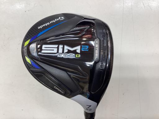【中古】 テーラーメイド SIM2 MAX-D 7W レディース フェアウェイウッド FW TENSEI BLUE TM40(SIM2 FW) (フレックスL) レディース 女性用 右利き 右用 Cランク ゴルフクラブ