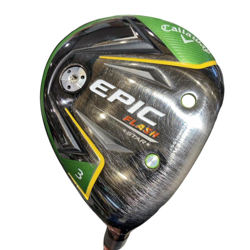 【中古】 キャロウェイ EPIC FLASH STAR 3W フェアウェイウッド FW Speeder EVOLUTION for CW(フェアウェイ) (フレックスS) メンズ 男性用 右利き 右用 Cランク ゴルフクラブ