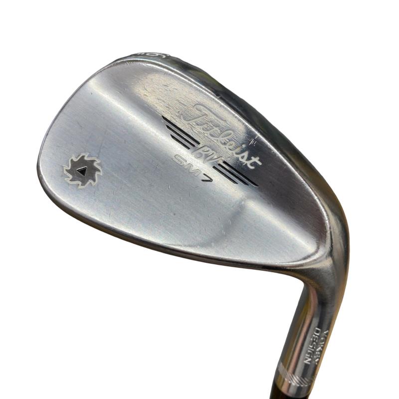 【中古】 タイトリスト VOKEY SPIN MILLED SM7 ツアークロム 56°/14°F ウェッジ WG Dynamic Gold (フレックスS) メンズ 男性用 右利き 右用 Cランク ゴルフクラブ