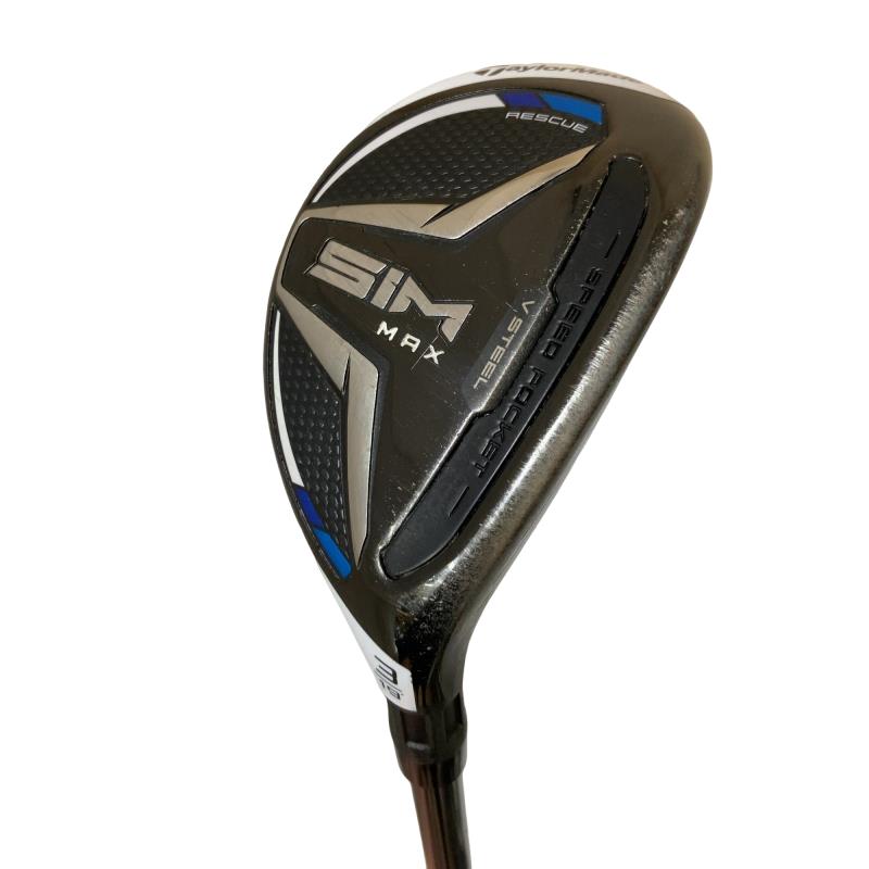 【中古】 テーラーメイド SIM MAX U3 ユーティリティ UT TENSEI BLUE TM60(UT) (フレックスS) メンズ 男性用 右利き 右用 Cランク ゴルフクラブ