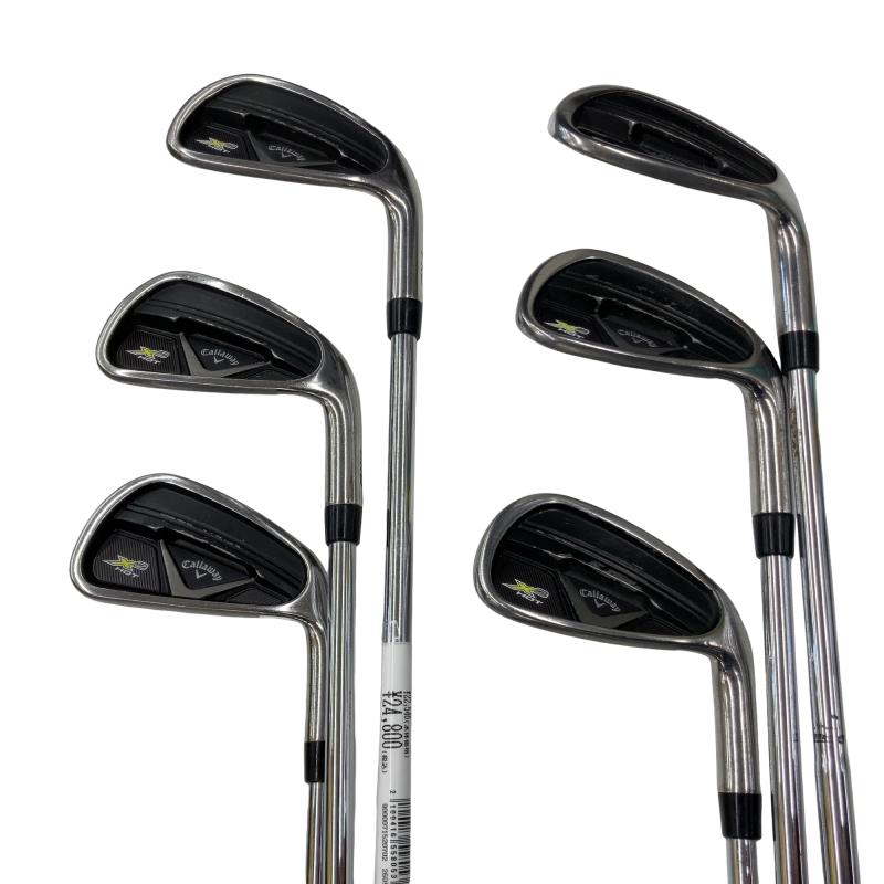 【中古】 キャロウェイ X2 HOT PRO 6S アイアン書き割り IR Dynamic Gold (フレックスS) メンズ 成人男性用 右利き 右用 D位置づける ゴルフ野球クラブ