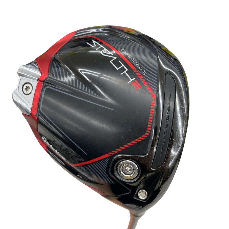 【中古】 テーラーメイド STEALTH2 9° ドライバー DR TENSEI RED TM50(STEALTH DR) (フレックスS) メンズ 男性用 右利き 右用 Cランク ゴルフクラブ