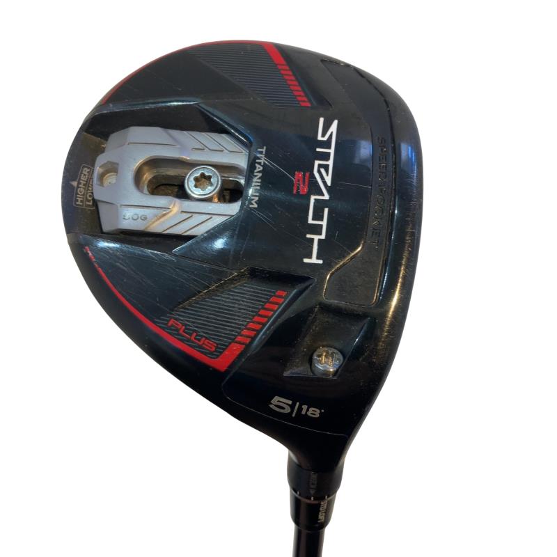 【中古】 テーラーメイド STEALTH2 PLUS 5W フェアウェイウッド FW Diamana TM50(FW) (フレックスR) メンズ 男性用 右利き 右用 Cランク ゴルフクラブ