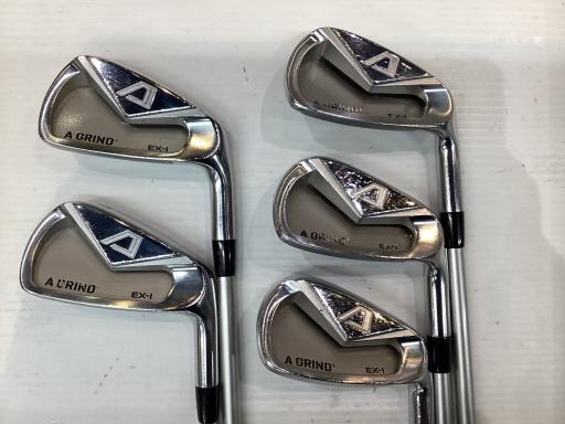【中古】 A DESIGN GOLF A GRIND+ EX-I 6S アイアンセット IR 純正特注シャフト (フレックスR) メンズ 男性用 右利き 右用 Dランク ゴルフクラブ