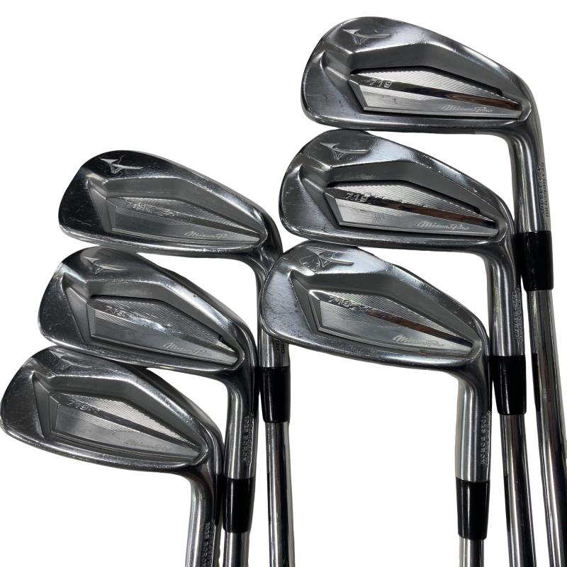 【中古】 ミズノ Mizuno Pro 719 6S アイアン書き割り IR 純然たる特注矢がら (フレックスR) メンズ 成人男性用 右利き 右用 C位置づける ゴルフ野球クラブ