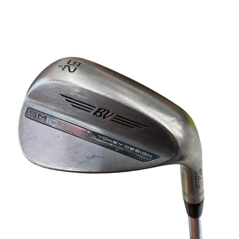 【中古】 タイトリスト VOKEY SPIN MILLED SM10 ニッケル 52°/08°F ウェッジ WG Dynamic Gold (フレックスS) メンズ 男性用 右利き 右用 Cランク ゴルフクラブ