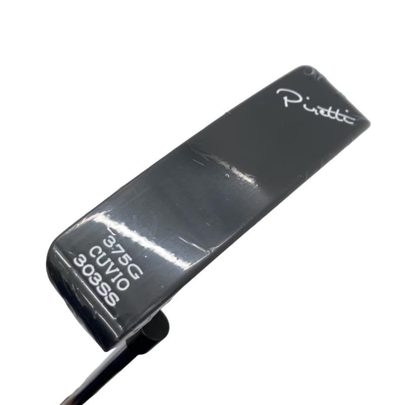 【中古】 Piretti Piretti MIDNIGHT BLACK CUVIO(375G) 34インチ パター PT オリジナルカーボン (フレックスその他) メンズ 男性用 右利き 右用 Nランク ゴルフクラブ