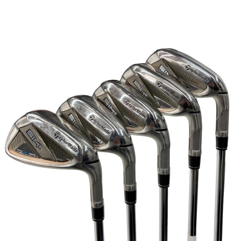 【中古】 テーラーメイド SIM2 MAX 5S アイアンセット IR KBS MAX MT85 JP (フレックスS) メンズ 男性用 右利き 右用 Cランク ゴルフクラブ