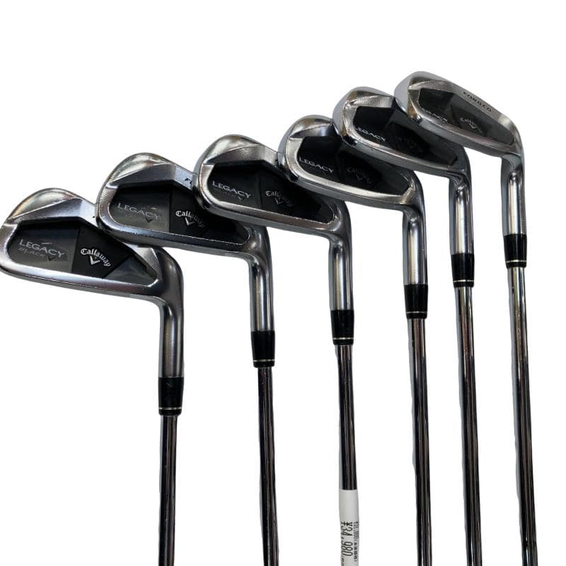 【中古】 キャロウェイ LEGACY BLACK 6S アイアンセット IR Dynamic Gold (フレックスS) メンズ 男性用 右利き 右用 Cランク ゴルフクラブ
