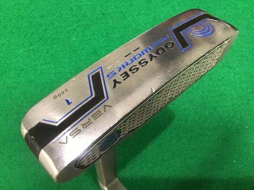 【中古】 オデッセイ WORKS VERSA #1 34in パター PT スチール写真 (フレックス余分の物) メンズ 成人男性用 右利き 右用 C位置づける ゴルフ野球クラブ