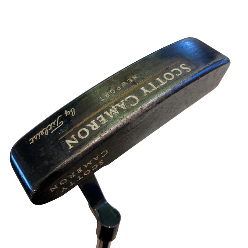 【中古】 タイトリスト SCOTTY CAMERON NEWPORT(鵞鳥青み) パター PT Micro Step (フレックス余分の物) メンズ 成人男性用 右利き 右用 C序列付ける ゴルフ野球クラブ