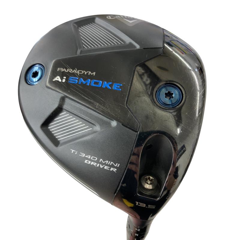【中古】 キャロウェイ PARADYM Ai SMOKE Ti 340 MINI 13.5° ドライバー DR TENSEI 60 for CW(Ai SMOKE DR) (フレックスS) メンズ 男性用 右利き 右用 Cランク ゴルフクラブ|ゴルフパートナー 中古クラブ店