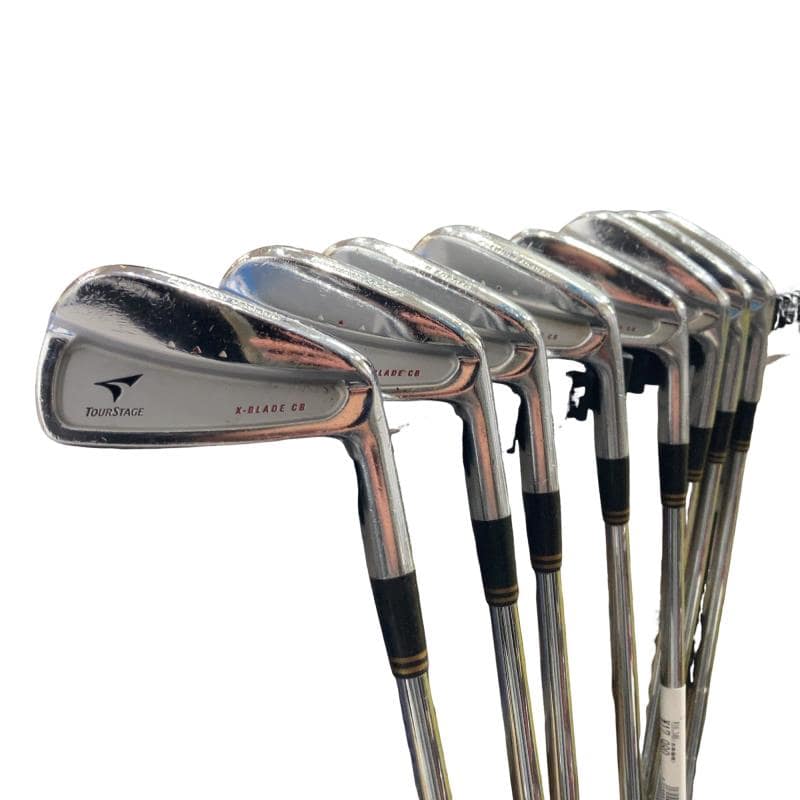 【中古】 ブリヂストン TOURSTAGE X-BLADE CB(2006) 8S アイアンセット IR Dynamic Gold SL (フレックスS) メンズ 男性用 右利き 右用 Dランク ゴルフクラブ