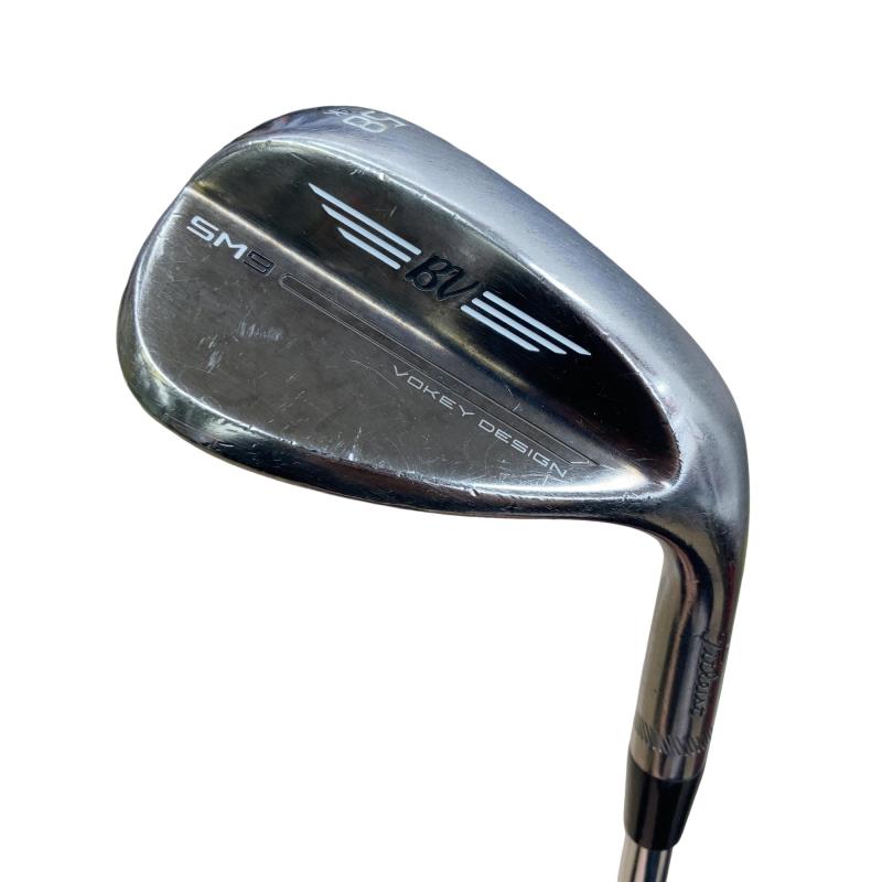 【中古】 タイトリスト VOKEY SPIN MILLED SM9 ブラッシュドスチール 58°/14°K ウェッジ WG リシャフト (フレックス余分の物) メンズ 成人男性用 右利き 右用 D位置づける ゴルフ野球クラブ