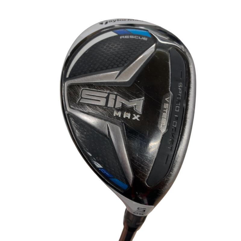 【中古】 テーラーメイド SIM MAX U5 ユーティリティ UT TENSEI BLUE TM60(UT) (フレックスS) メンズ 男性用 右利き 右用 Cランク ゴルフクラブ