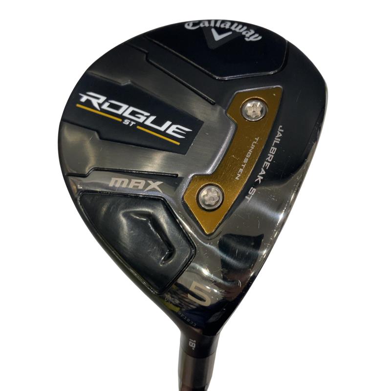 【中古】 キャロウェイ ROGUE ST MAX 5W フェアウェイウッド FW リシャフト (フレックスその他) メンズ 男性用 右利き 右用 Cランク ゴルフクラブ