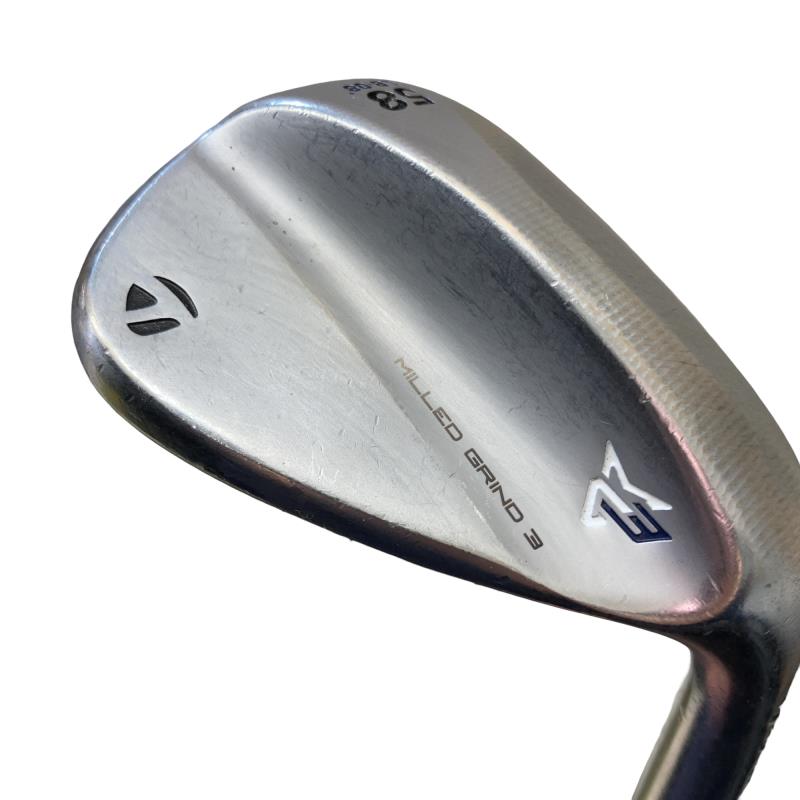 【中古】 テーラーメイド Taylor Made MILLED GRIND 3 58°/08° ウェッジ WG Dynamic Gold (フレックスS) メンズ 男性用 右利き 右用 Cランク ゴルフクラブ