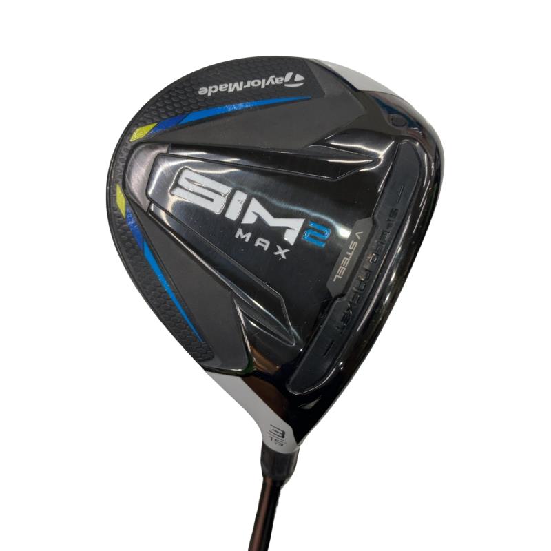 【中古】 テーラーメイド SIM2 MAX 3W USA フェアウェイウッド FW VENTUS BLUE 6(TM) FW (フレックスS) メンズ 男性用 右利き 右用 Cランク ゴルフクラブ