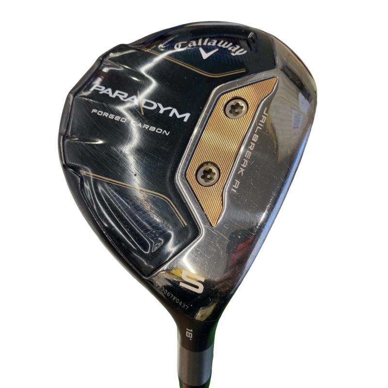 【中古】 キャロウェイ PARADYM 5W フェアウェイウッド FW 純正特注シャフト (フレックスSR) メンズ 男性用 右利き 右用 Cランク ゴルフクラブ