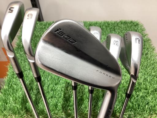 【中古】 ピン i500 7S アイアンセット IR 純正特注シャフト (フレックスX) メンズ 男性用 右利き 右用 Cランク ゴルフクラブ