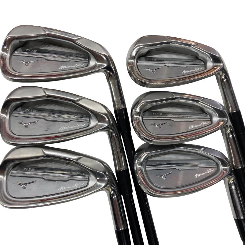 【中古】 ミズノ Mizuno Pro Ti18 6S アイアンセット IR MFUSION i (フレックスSR) メンズ 男性用 右利き 右用 Cランク ゴルフクラブ