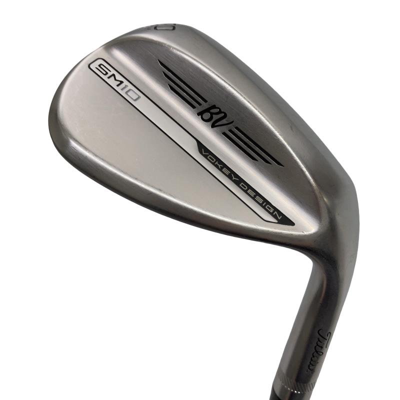 【中古】 タイトリスト VOKEY SPIN MILLED SM10 ツアークロム 60&deg;/08&deg;M ウェッジ WG 純正特注シャフト (フレックスS) メンズ 男性用 右利き 右用 Dランク ゴルフクラブ｜ゴルフパートナー 中古クラブ店
