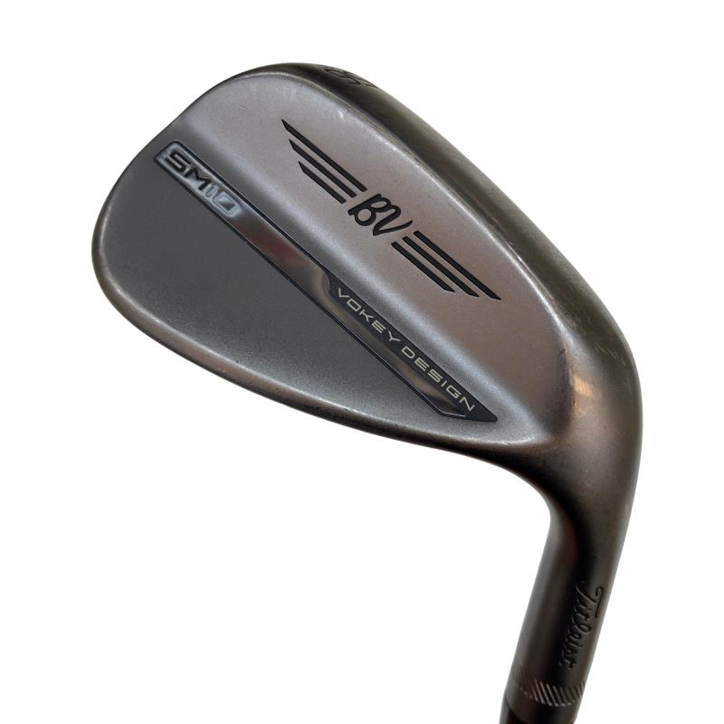 【中古】 タイトリスト VOKEY SPIN MILLED SM10 ニッケル 56°/14°F ウェッジ WG 純正特注シャフト (フレックスS) メンズ 男性用 右利き 右用 Cランク ゴルフクラブ
