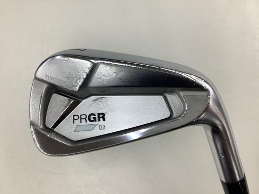 【中古】 プロギア PRGR 02(2023) 7S アイアンセット IR スペックスチールIII Ver.2 (フレックスS) メンズ 男性用 右利き 右用 Cランク ゴルフクラブ