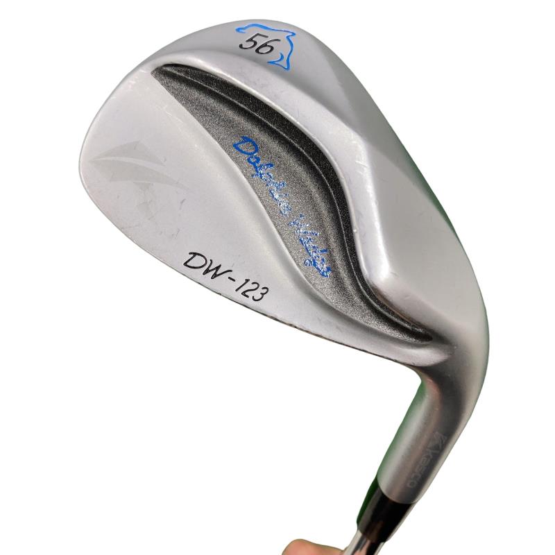 【中古】 キャスコ Dolphin Wedge DW-123 シルバー 56&deg; ウェッジ WG 純正特注シャフト (フレックスS) メンズ 男性用 右利き 右用 Cランク ゴルフクラブ｜ゴルフパートナー 中古クラブ店