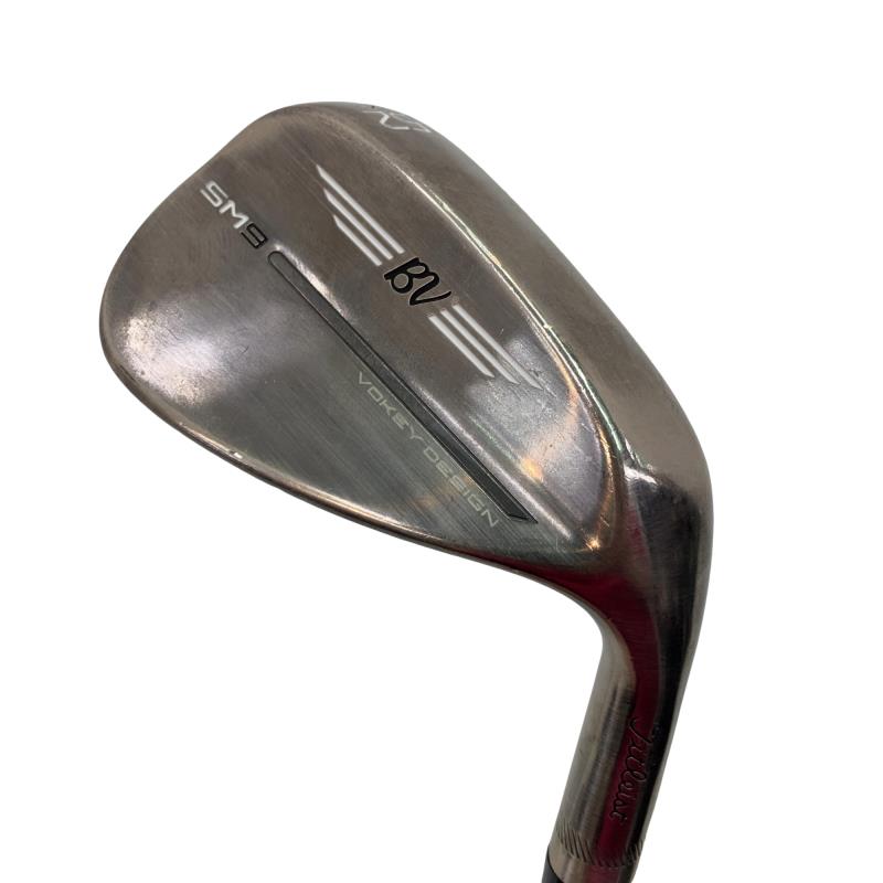 【中古】 タイトリスト VOKEY SPIN MILLED SM9 ブラッシュドスチール 52°/12°F ウェッジ WG リシャフト (フレックス余分の物) メンズ 成人男性用 右利き 右用 C価値づける ゴルフ野球クラブ