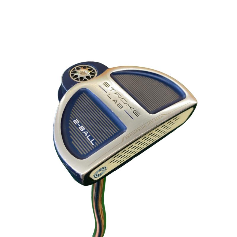【中古】 オデッセイ STROKE LAB 2-BALL(シルバー/ネイビー) 32インチ レディース パター PT STROKE LAB (フレックスその他) レディース 女性用 右利き 右用 Dランク ゴルフクラブ｜ゴルフパートナー 中古クラブ店