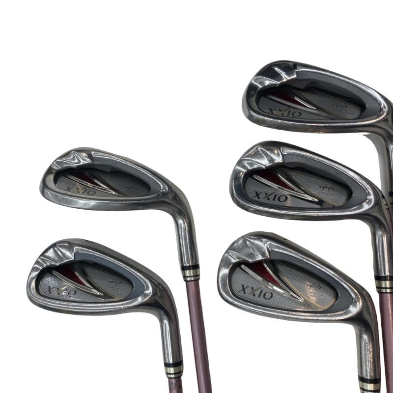 【中古】 ダンロップ XXIO(2014) 5S(ボルドー) レディース アイアンセット IR XXIO MP800L(アイアン)ボルドー (フレックスL) レディース 女性用 右利き 右用 Dランク ゴルフクラブ｜ゴルフパートナー 中古クラブ店