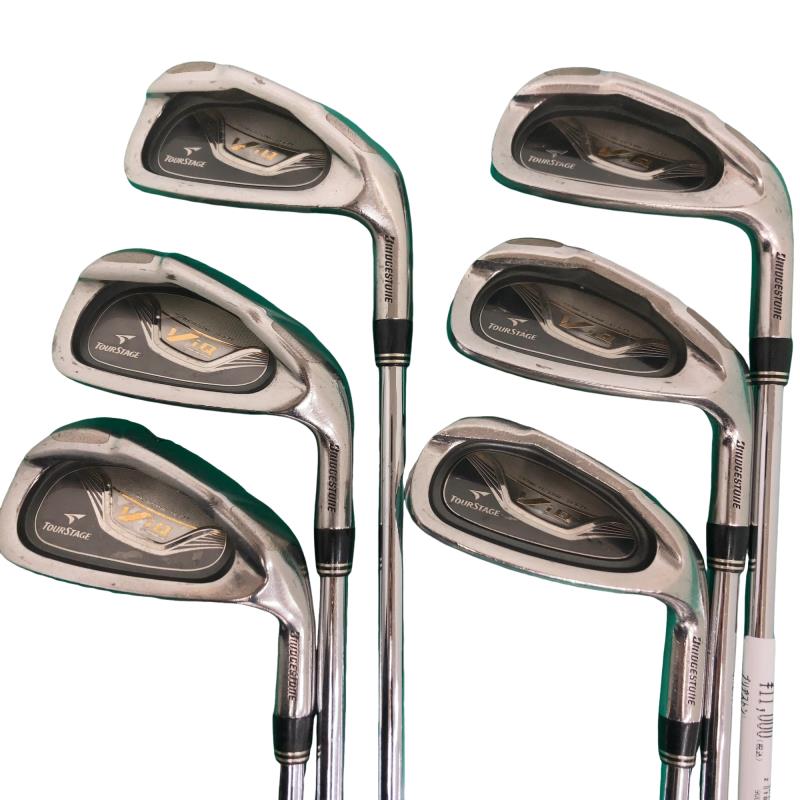 【中古】 ブリヂストン TOURSTAGE ViQ(2008) 6S アイアンセット IR NS PRO 900GH ウェイトフロー (フレックスR) メンズ 男性用 右利き 右用 Cランク ゴルフクラブ