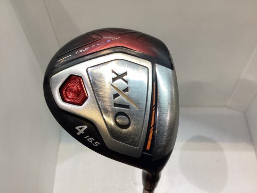 【中古】 ダンロップ XXIO(2018) 4W(レッド) フェアウェイウッド FW 純正特注シャフト (フレックスS) メンズ 男性用 右利き 右用 Cランク ゴルフクラブ