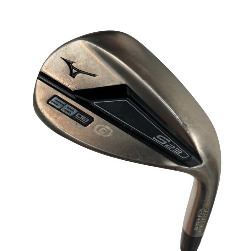 【中古】 ミズノ Mizuno S23(白いこと繻子) 58°/08°C ウェッジ WG Dynamic Gold HT (フレックスS) メンズ 成人男性用 右利き 右用 C位置づける ゴルフ野球クラブ