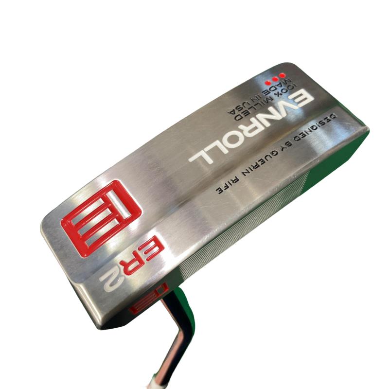 【中古】 EVNROLL EVNROLL ER2 34in(TOURTAC黒/白) パター PT スチール写真 (フレックス余分の物) メンズ 成人男性用 右利き 右用 C序列付ける ゴルフ野球クラブ