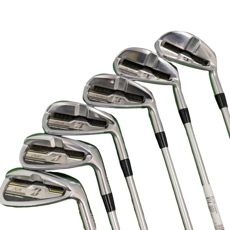 【中古】 ブリヂストン BRIDGESTONE JGR HYBRID FORGED 6S アイアンセット IR Air Speeder J J16-12I (フレックスその他) メンズ 男性用 右利き 右用 Cランク ゴルフクラブ