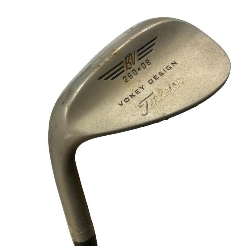 【中古】 タイトリスト VOKEY ブラックニッケル 260.08 レフティ ウェッジ WG Dynamic Gold (フレックスS) メンズ 男性用 左利き レフティ 左用 Eランク ゴルフクラブ