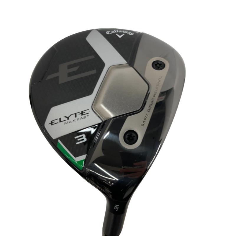 【中古】 キャロウェイ ELYTE MAX FAST 3W フェアウェイウッド FW LIN-Q GREEN 40 for CW(ELYTE FW) (フレックスR) メンズ 男性用 右利き 右用 Cランク ゴルフクラブ