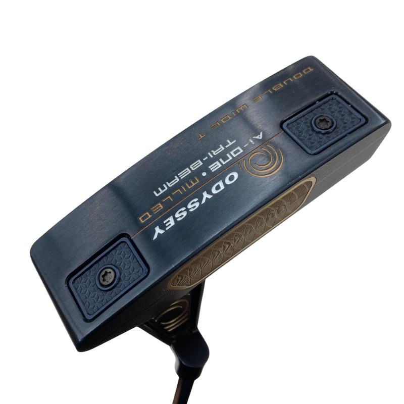 【中古】 オデッセイ Ai-ONE・MILLED TRI-BEAM DOUBLE WIDE T CH 34インチ パター PT STROKE LAB 90 スチール (フレックスその他) メンズ 男性用 右利き 右用 Cランク ゴルフクラブ|ゴルフパートナー 中古クラブ店