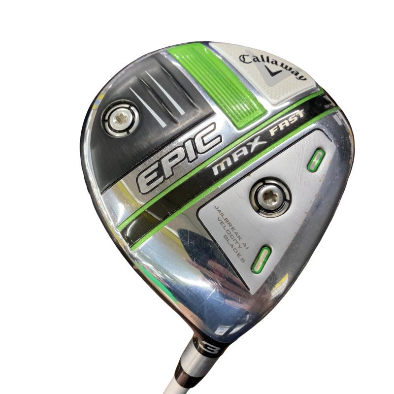 【中古】 キャロウェイ EPIC MAX FAST 3W レディース フェアウェイウッド FW ELDIO for CW 40(FW) (フレックスL) レディース 女性用 右利き 右用 Cランク ゴルフクラブ｜ゴルフパートナー 中古クラブ店