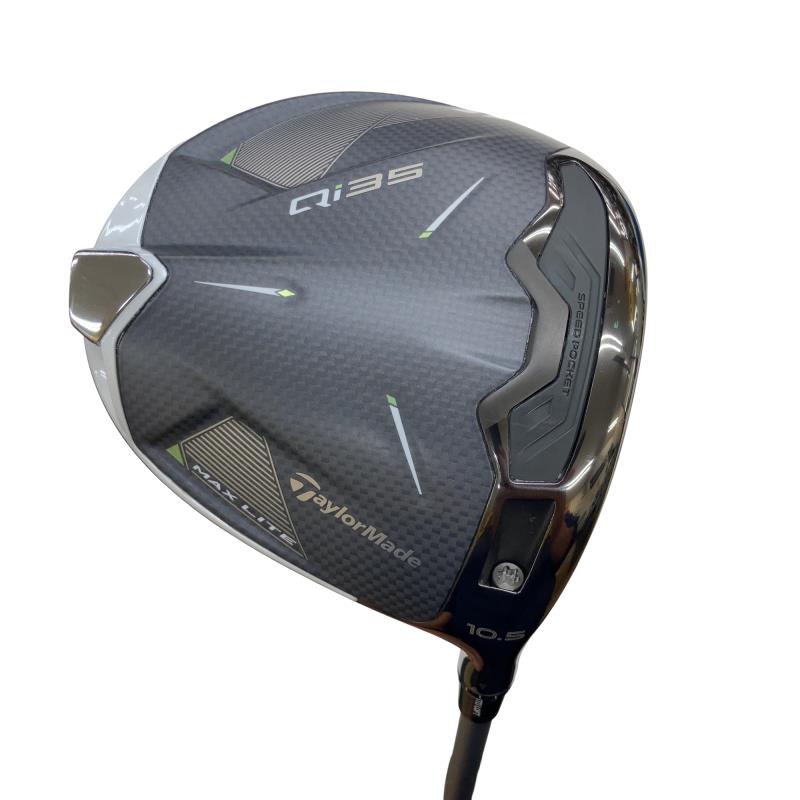 【中古】 テーラーメイド Qi35 MAX LITE 10.5° ドライバー DR AIR SPEEDER TM(Qi35 DR) (フレックスR) メンズ 男性用 右利き 右用 Cランク ゴルフクラブ
