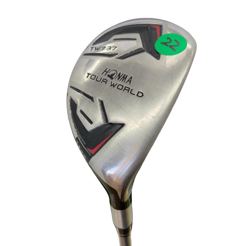 【中古】 本間ゴルフ TOUR WORLD TW737 22° ユーティリティ UT VIZARD IN-U65 (フレックスその他) メンズ 男性用 右利き 右用 Dランク ゴルフクラブ