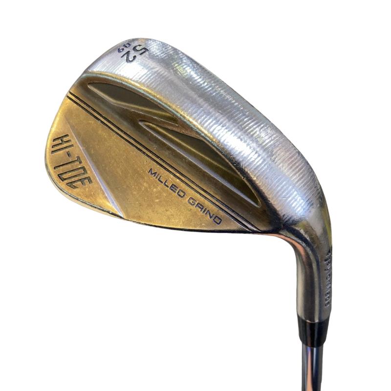 【中古】 テーラーメイド Taylor Made MILLED GRIND HI-TOE(2022) 52°/09° ウェッジ WG Dynamic Gold (フレックスS) メンズ 男性用 右利き 右用 Cランク ゴルフクラブ
